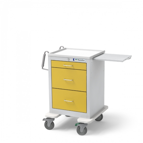 3 Drawer Junior Short Isolation Cart